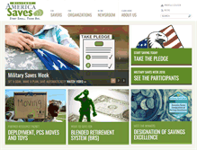 Tablet Screenshot of militarysaves.org